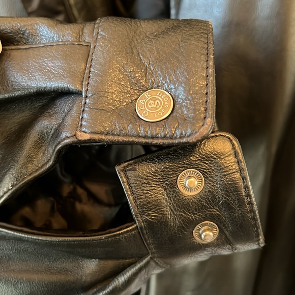 Men’s leather coat - Picture 3 of 7